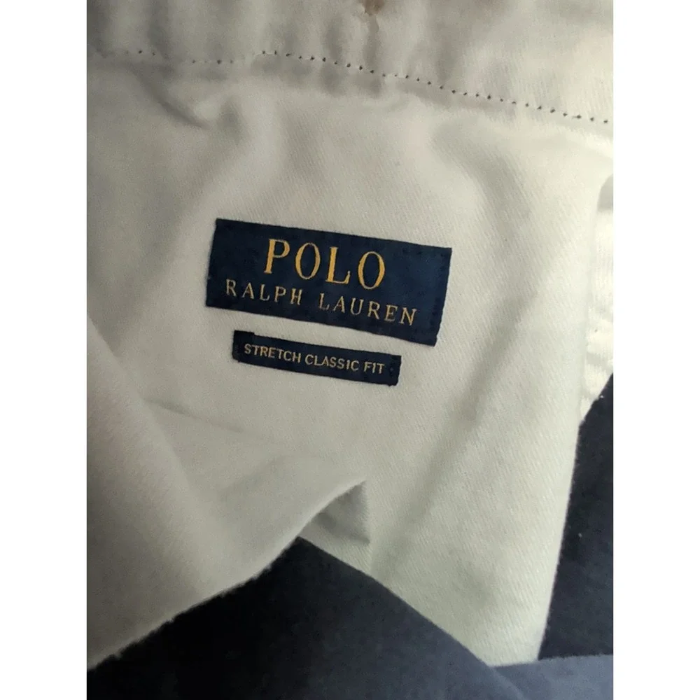 Polo Ralph Lauren Prepster Shorts Sz XL Navy Blue Chino Elastic Waist Beachy